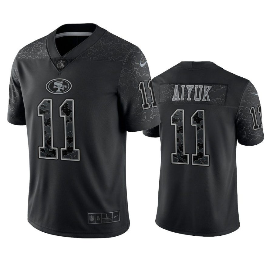 49ers brandon aiyuk black vapor jersey