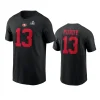 49ers brock purdy black super bowl lviii name number t shirt