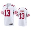 49ers brock purdy game white jersey
