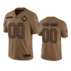 49ers custom brown 2023 salute to service jersey
