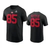 49ers george kittle black super bowl lviii name number t shirt