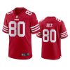 49ers jerry rice 2022 23 game scarlet jersey