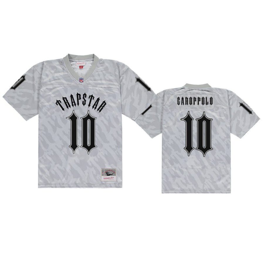 49ers jimmy garoppolo gray trapstar jersey