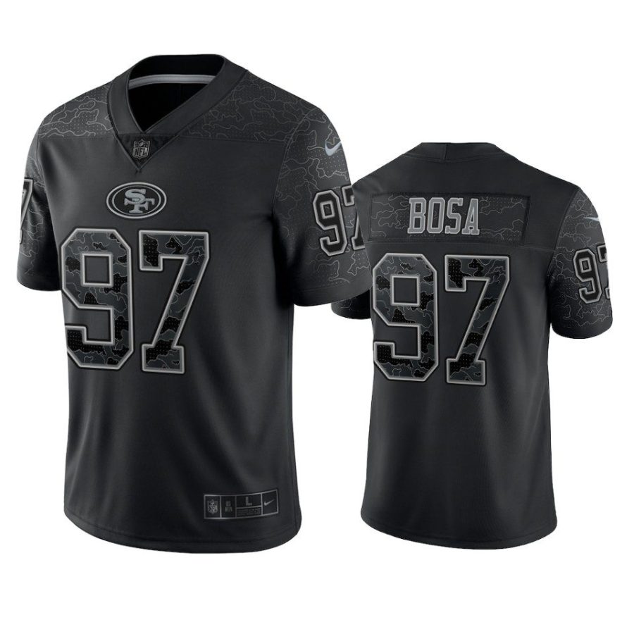 49ers nick bosa black vapor jersey