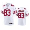 49ers ross dwelley game white jersey