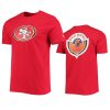 49ers scarlet team logo 1996 pro bowl t shirt