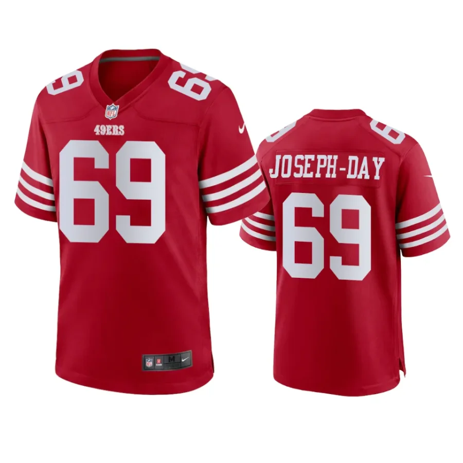 49ers sebastian joseph day game scarlet jersey