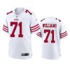 49ers trent williams 2022 23 game white jersey