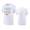 49ers white city pride logo t shirt
