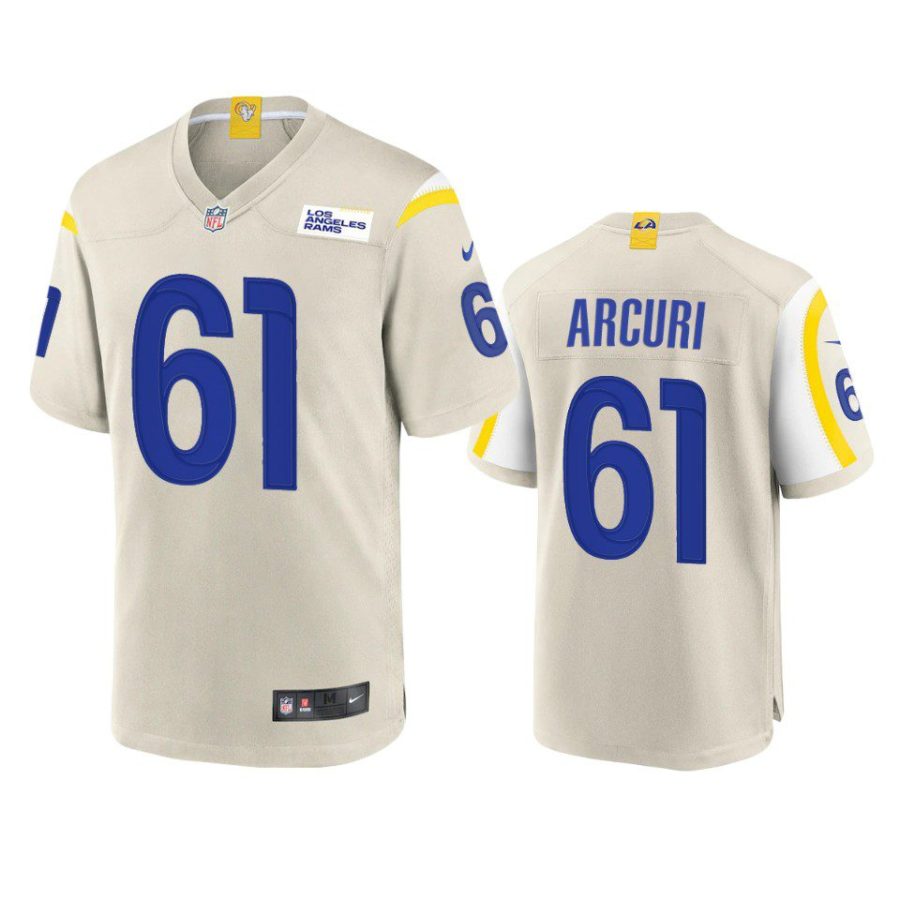 a.j. arcuri rams game bone jersey