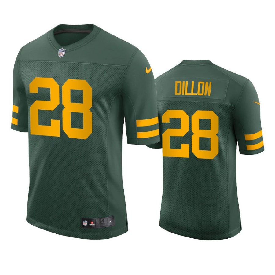 a.j. dillon packers alternate vapor limited green jersey