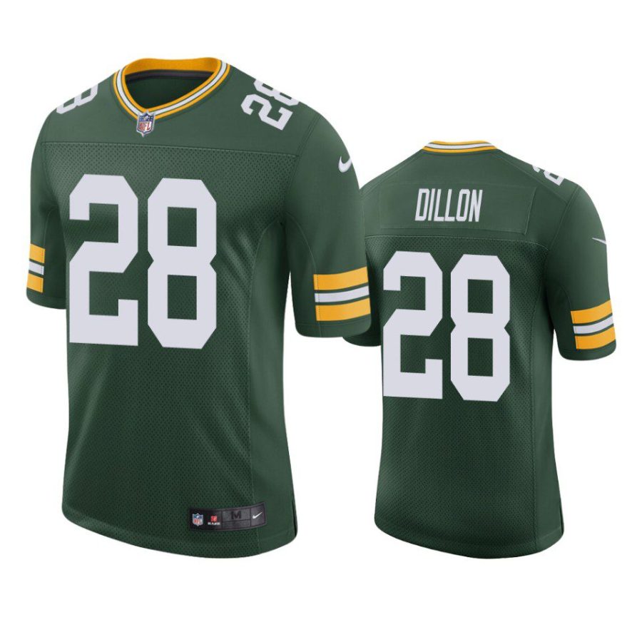 a.j. dillon packers vapor limited green jersey