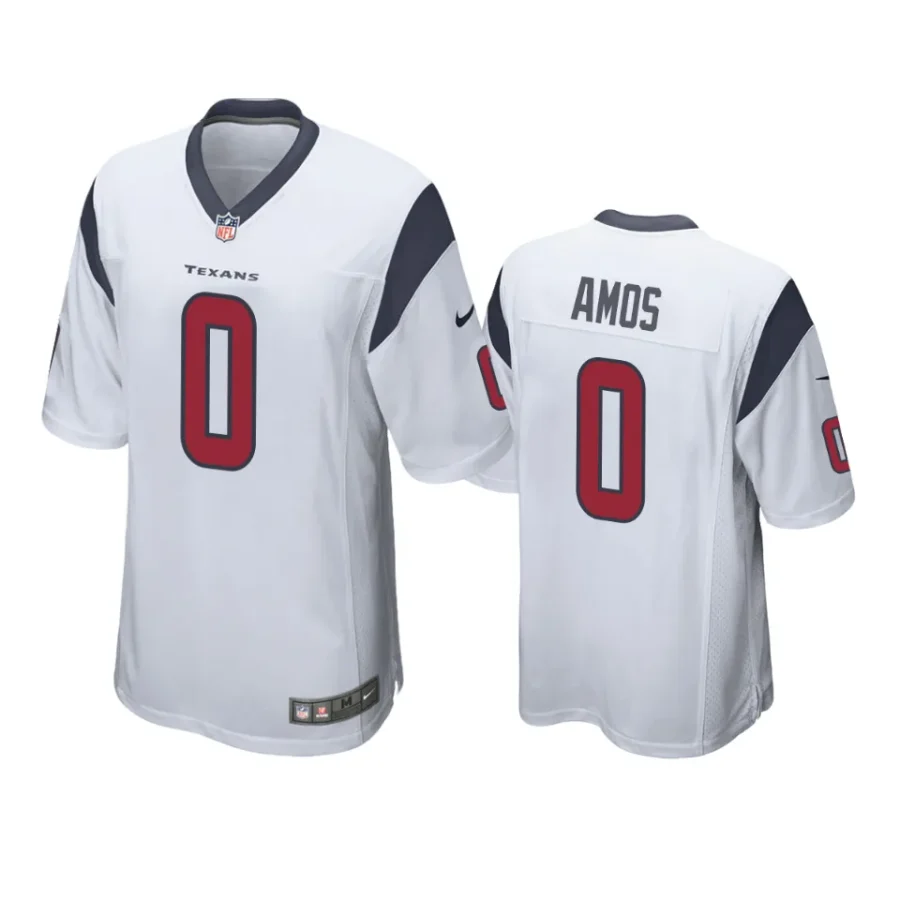 adrian amos texans white game jersey