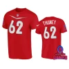 afc joe thuney red 2024 pro bowl games name number t shirt