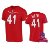 afc josh allen red 2024 pro bowl games name number t shirt