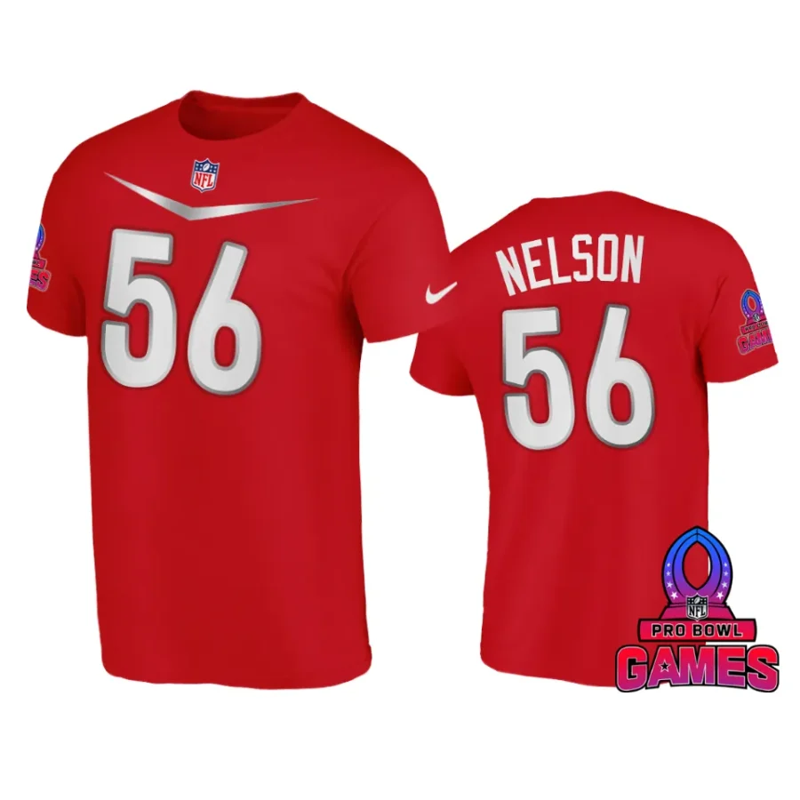 afc quenton nelson red 2024 pro bowl games name number t shirt