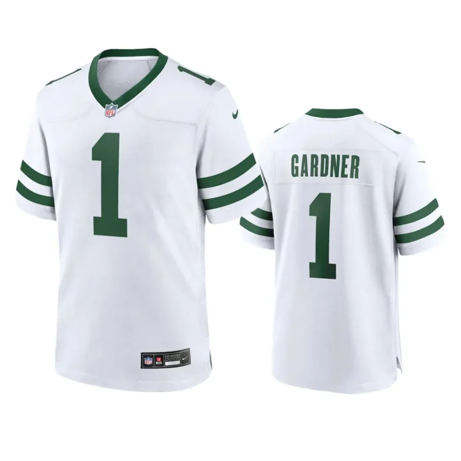 ahmad sauce gardner jets legacy game white jersey