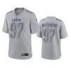 aidan hutchinson lions atmosphere fashion game gray jersey