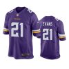 akayleb evans vikings game purple jersey