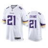 akayleb evans vikings game white jersey