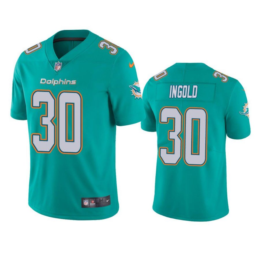 alec ingold dolphins vapor limited aqua jersey