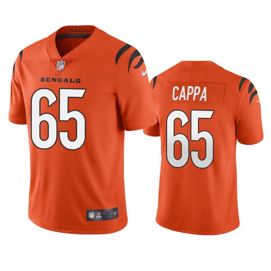 alex cappa bengals jersey orange vapor limited