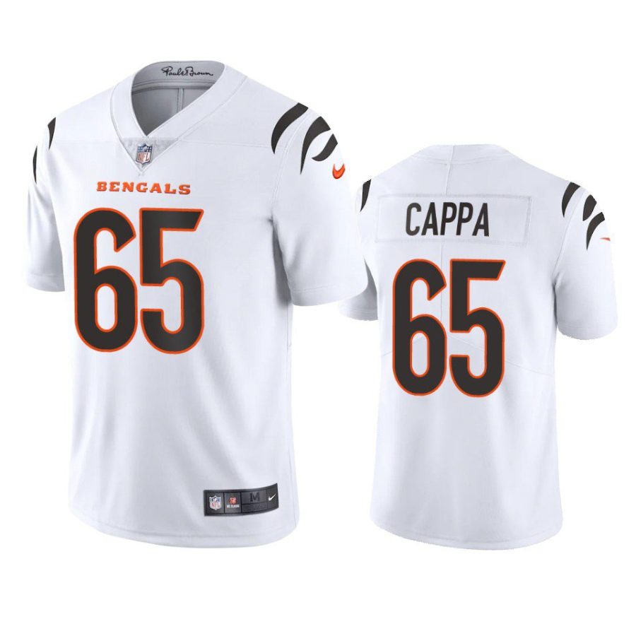 alex cappa bengals jersey white vapor limited