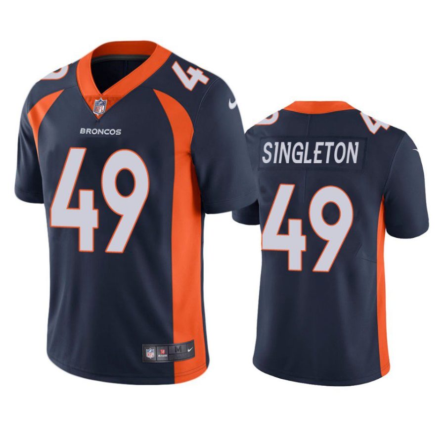 alex singleton broncos jersey navy vapor limited