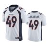 alex singleton broncos jersey white vapor limited