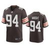 alex wright browns brown game jersey