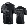 alijah vera tucker jets black reflective limited jersey