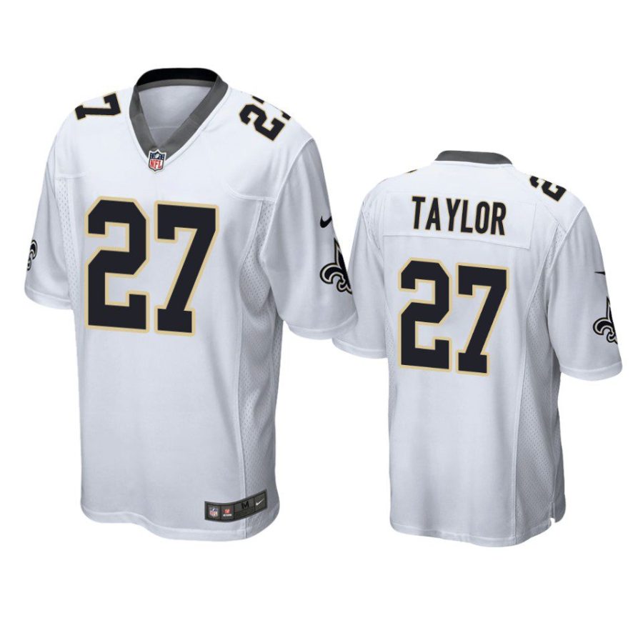 alontae taylor saints game white jersey