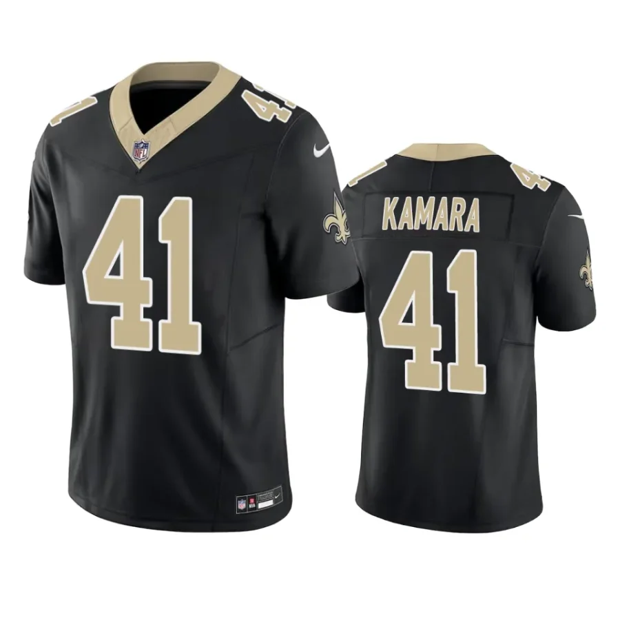 alvin kamara saints vapor f.u.s.e. limited black jersey