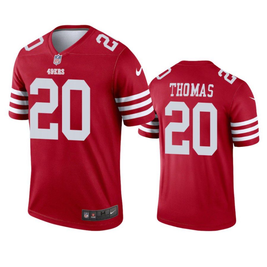 ambry thomas 49ers scarlet legend jersey