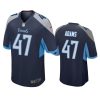 andrew adams titans navy game jersey