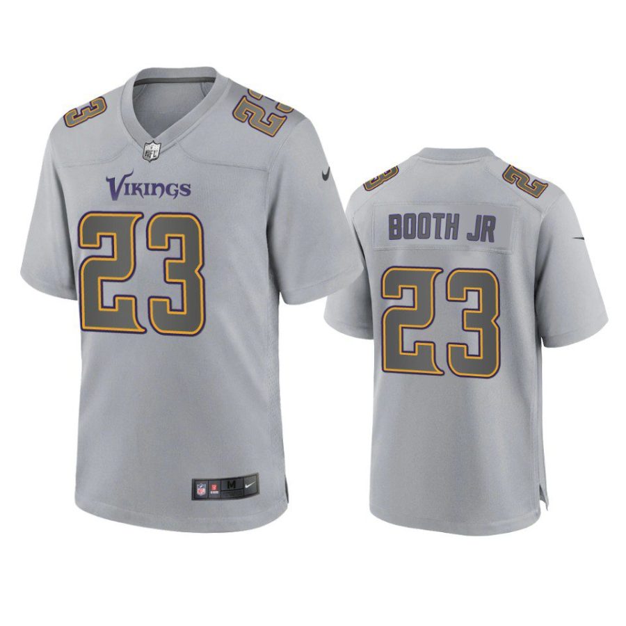 andrew booth jr. vikings atmosphere fashion game gray jersey