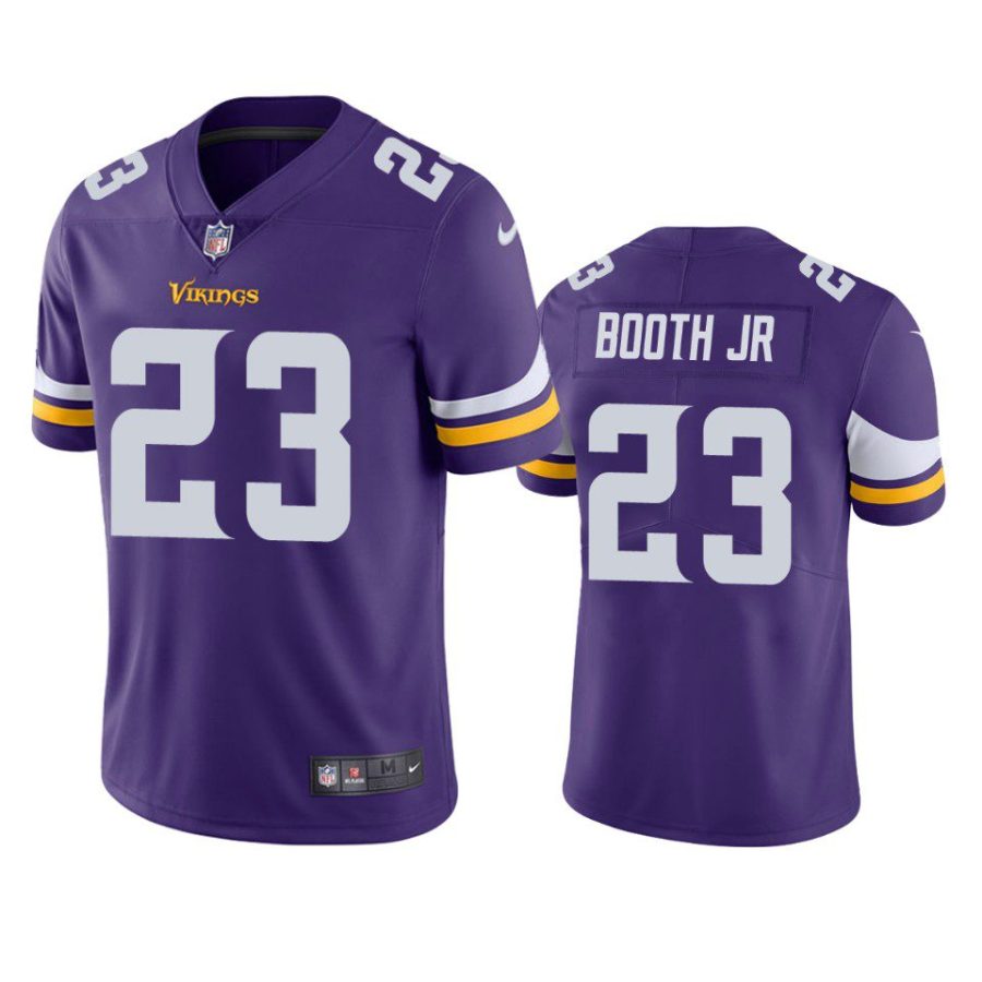 andrew booth jr. vikings purple vapor jersey