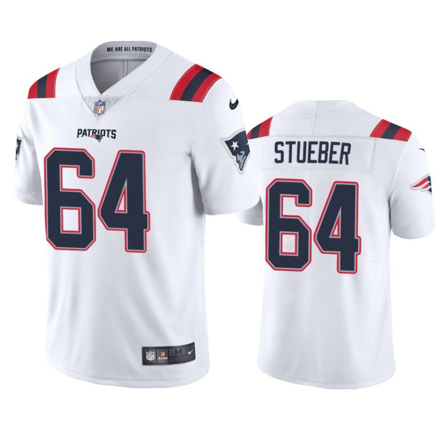 andrew stueber patriots vapor limited white jersey