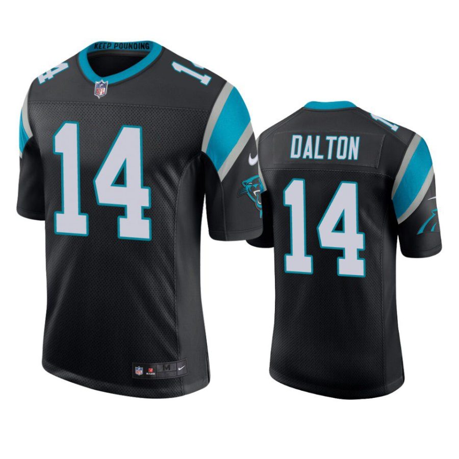 andy dalton panthers vapor limited black jersey