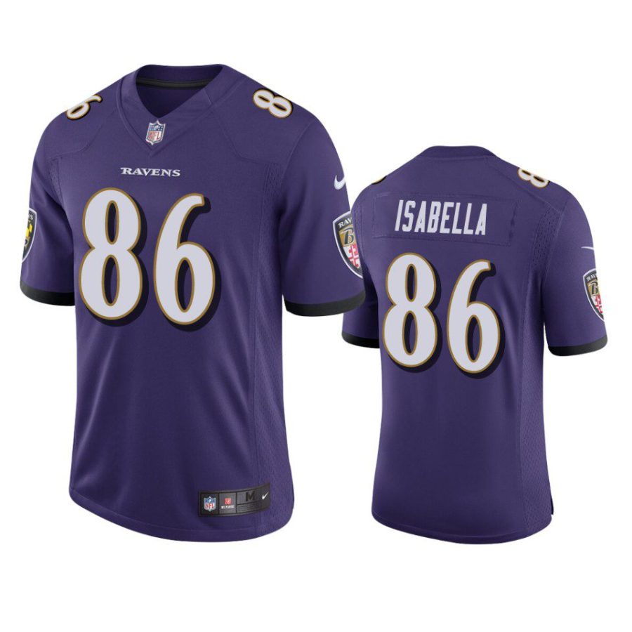 andy isabella ravens purple vapor limited jersey