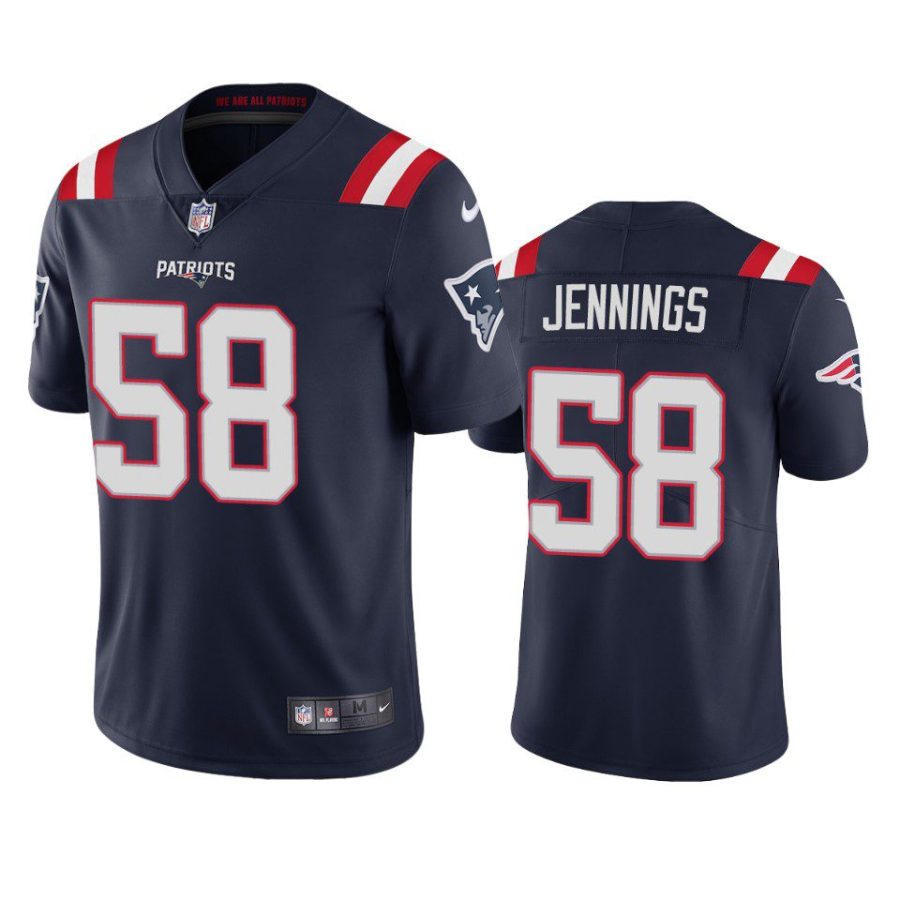 anfernee jennings patriots jersey navy vapor limited