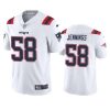 anfernee jennings patriots jersey white vapor limited