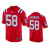 anfernee jennings patriots red alternate game jersey