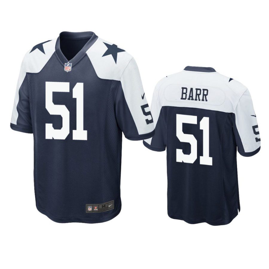 anthony barr cowboys alternate game navy jersey