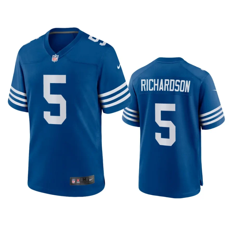 anthony richardson colts royal alternate game jersey