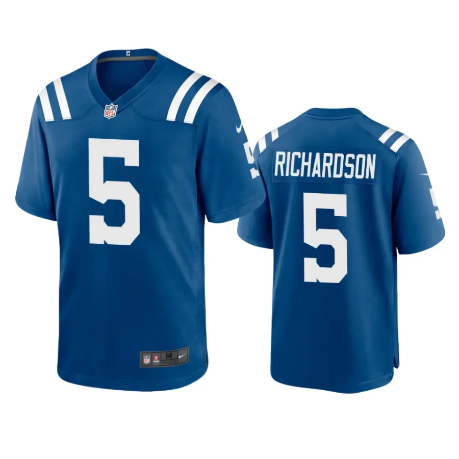 anthony richardson colts royal game jersey