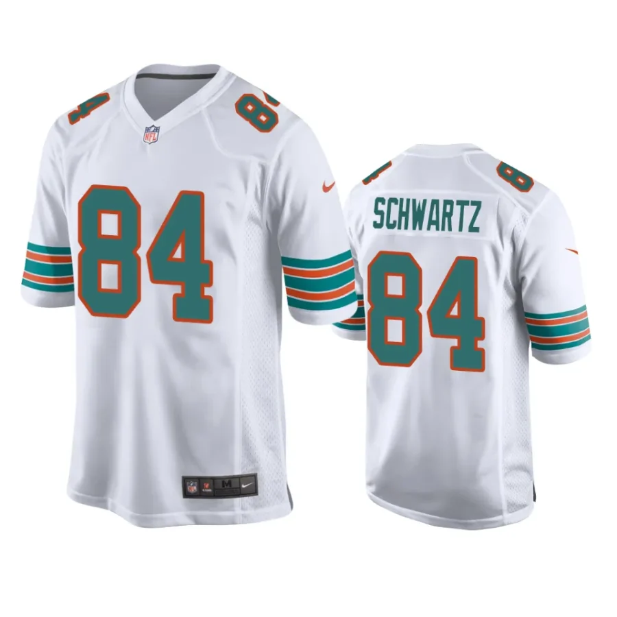 anthony schwartz dolphins white alternate jersey