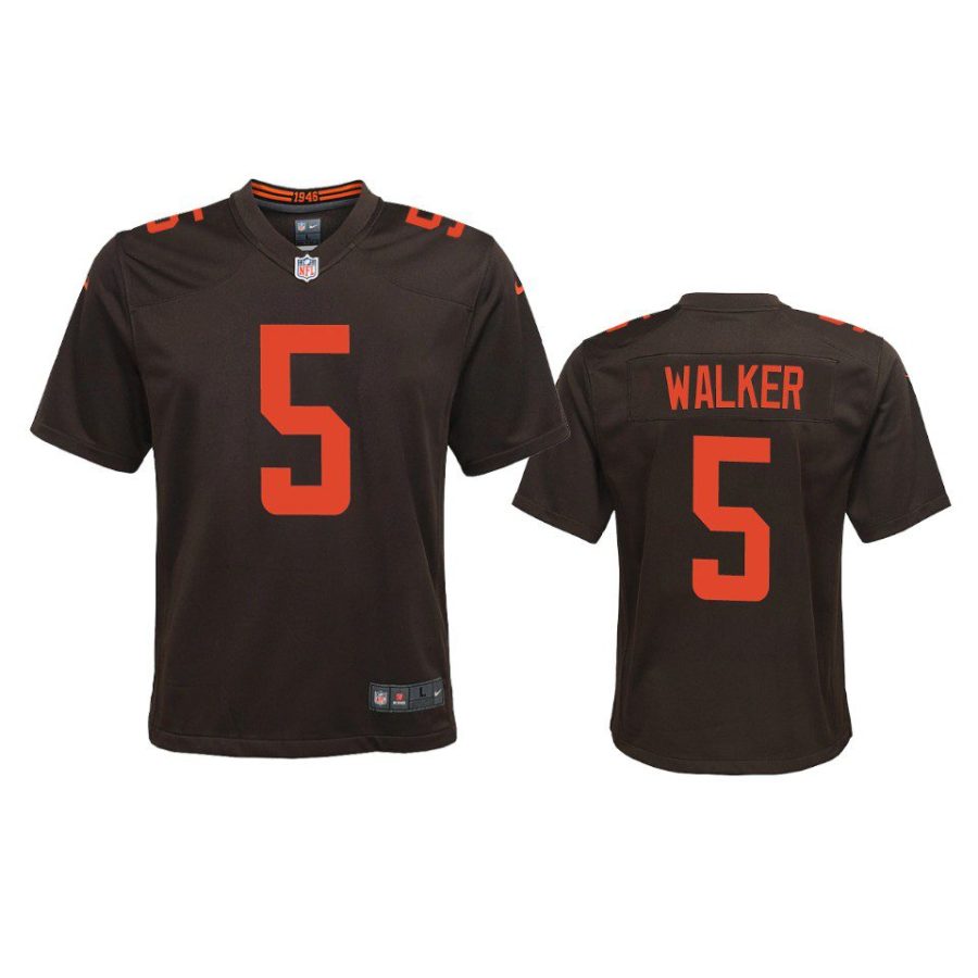 anthony walker alternate game youth brown jersey