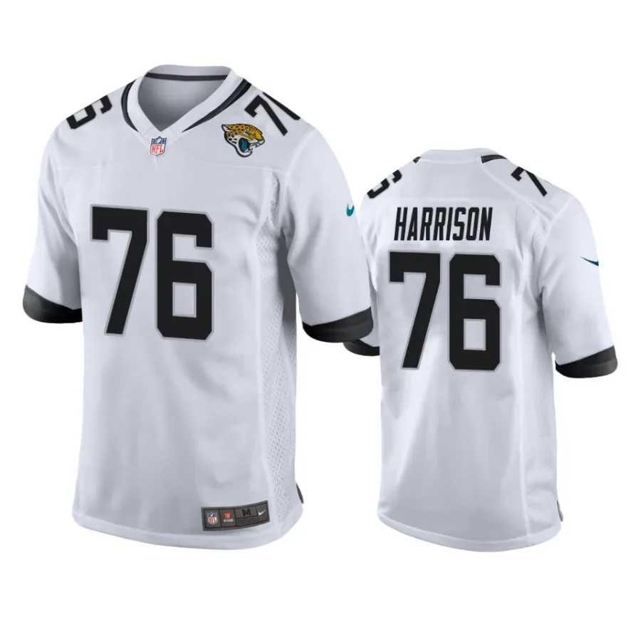 anton harrison jaguars white game jersey