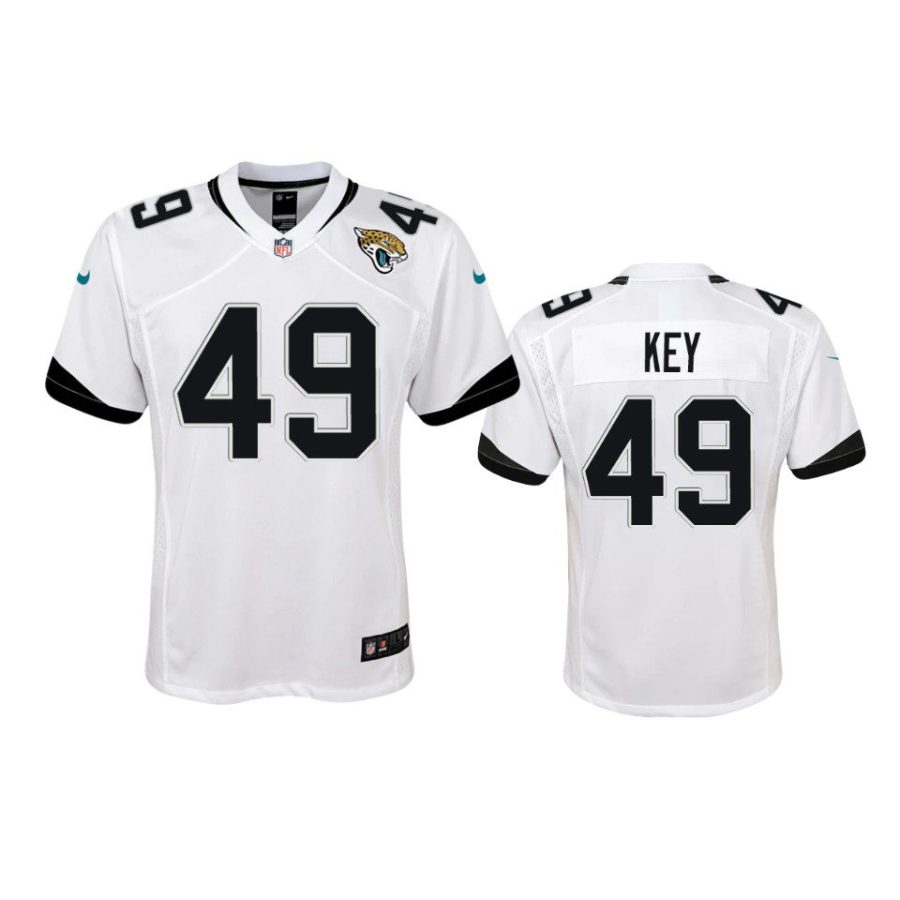 arden key game youth white jersey